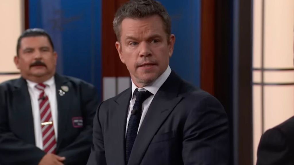 Matt Damon Uses Trojan Horse to Ambush Jimmy Kimmel’s Show