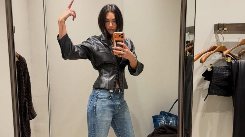 Dua Lipa’s Chloe Top Goes Fully See-Through & Lacy in All the Right Spots
