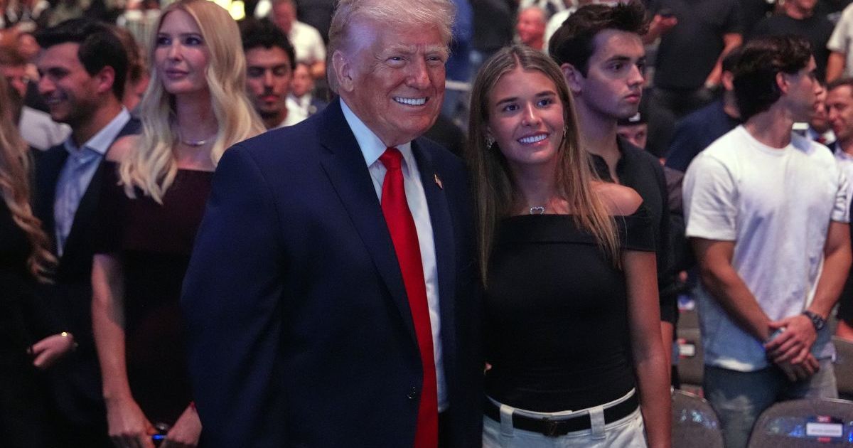 Donald Trump Brings Granddaughter Kai Trump to Knicks-Spurs NBA Finals