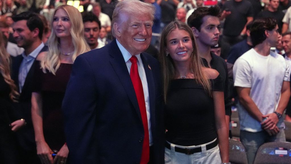 Donald Trump Brings Granddaughter Kai Trump to Knicks-Spurs NBA Finals