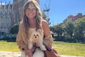 Heidi Klum Nearly Spills Out of Plunging Dress With Thigh-High Slit