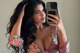Kylie Jenner's Plunging Tie-up Top Dips Dangerously Low Above Khy Jeans