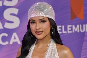 Becky G Goes Retro in Plunging KNWLS Catsuit With Unexpectedly Deep Dip