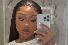 Megan Thee Stallion's Plunging Workout Top Gets Riskier With Every Inch