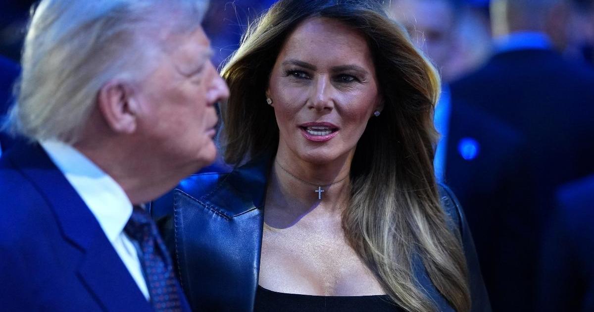 Melania Trump Styles Plunging Dolce & Gabbana Dress With Sky-High Louboutins