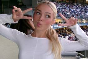 Livvy Dunne Sweats It Out in Plunging Nobull Crop Top Cut Extra Low