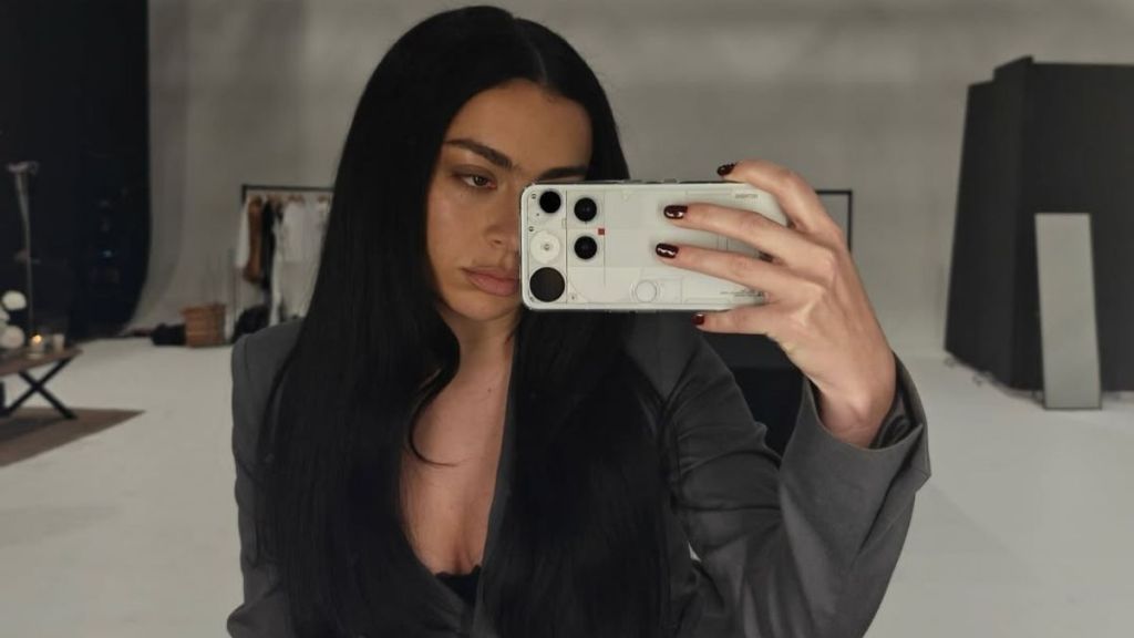 Charli XCX’s Open Shirt Reveals a Lot More Than Expected