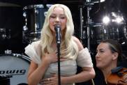 Christina Aguilera's Bare-Back Prabal Gurung Gown Is Completely See-Through