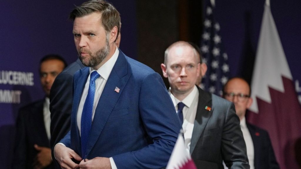 JD Vance Seemingly Snubbed by Diplomats at Iran Peace Summit in Switzerland