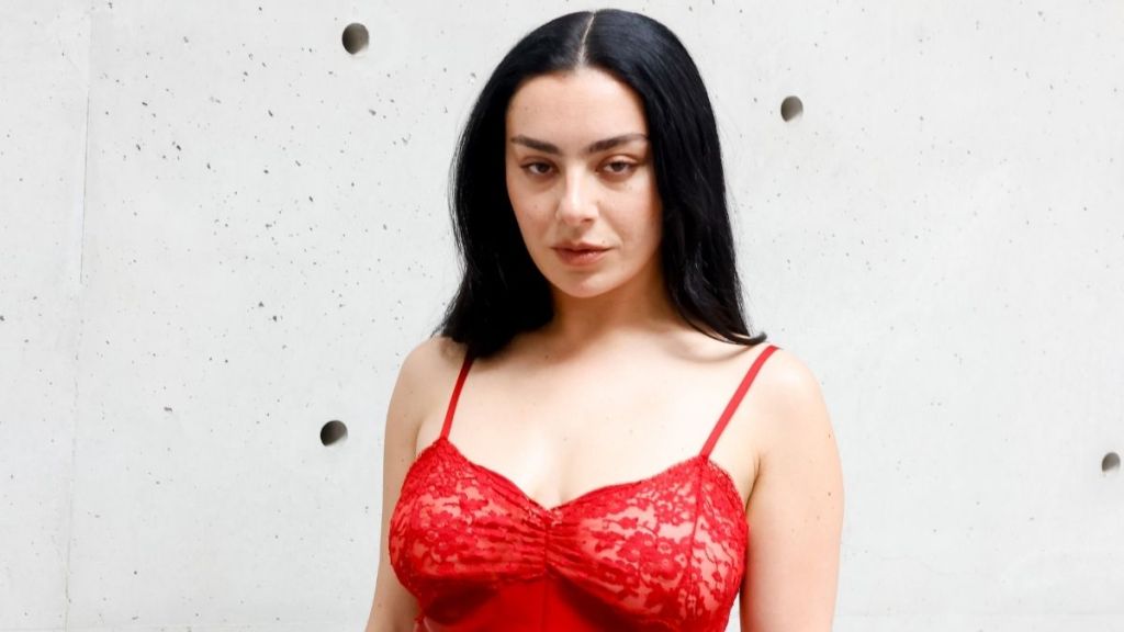 Charli XCX's Saint Laurent Leather Dress Goes Sheer in All the Right Places