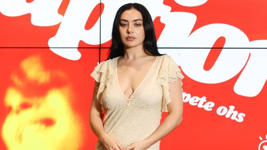 Charli XCX's Saint Laurent Dress Plunges Low & Goes Completely See-Through