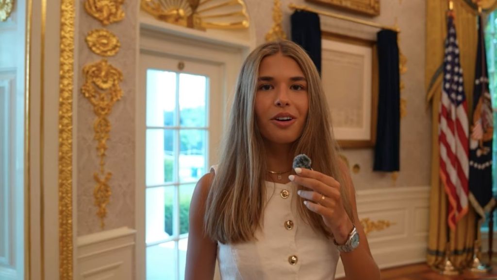 Kai Trump Reveals Grandpa Donald Trump Is All About Gold Oval Office