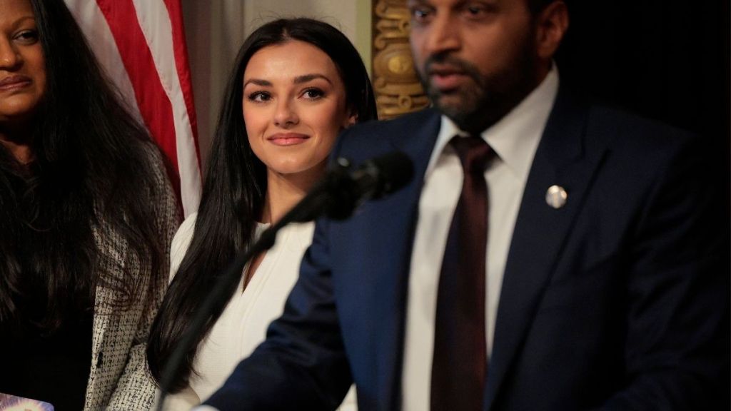 Kash Patel’s Girlfriend Mocked After Donald Trump Fair National Anthem Performance