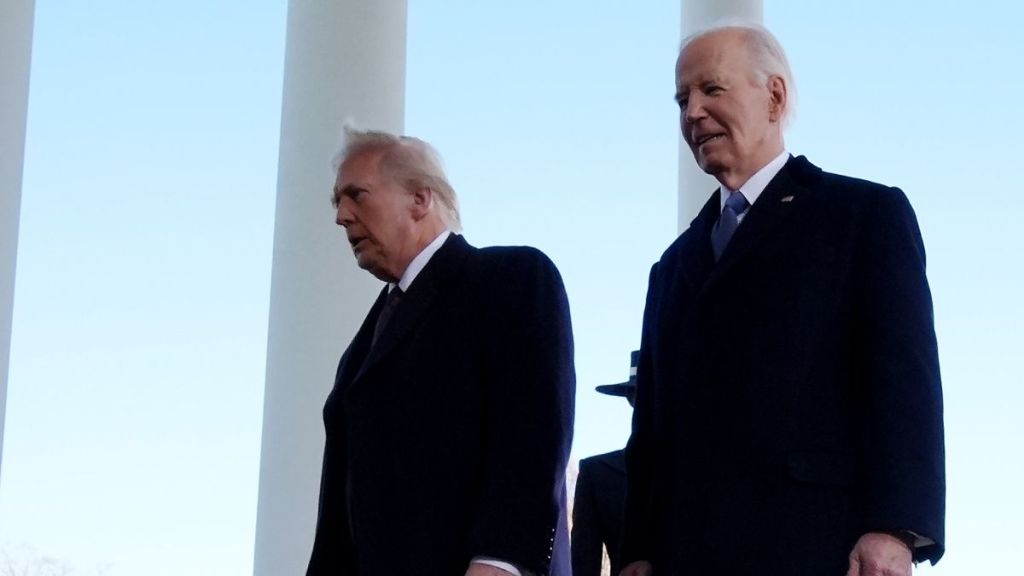 Joe Biden Uses Donald Trump’s Reflecting Pool to Mock His Presidency
