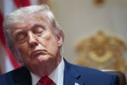 Donald Trump Appears to Fall Asleep During Knicks Game & the Internet Notices