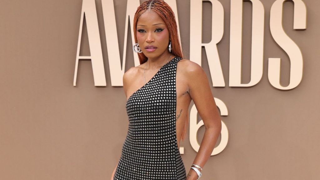 Keke Palmer’s High-Slit Gucci Dress Dips Low at the Back for BET Awards