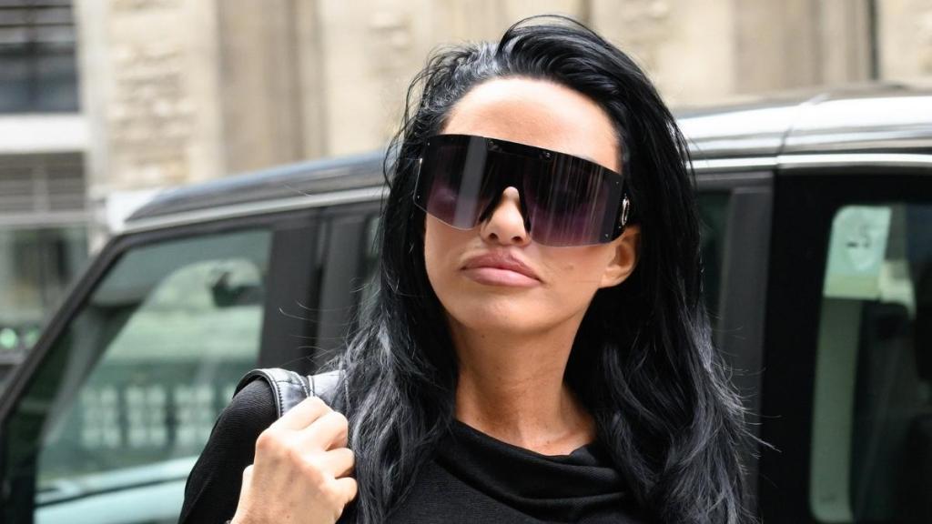 Katie Price Home From Dubai With No Wedding Ring; Has Podcast Chat With Lee Andrews’ Ex-Wife
