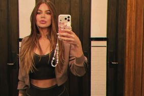 Khloe Kardashian’s Roberto Cavalli Slip Dress Features Unmissable Cutouts