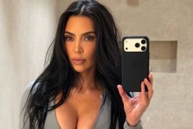 Kim Kardashian Gives Plunging Bra Top & High Slit Skirt a Rick Owens Edge