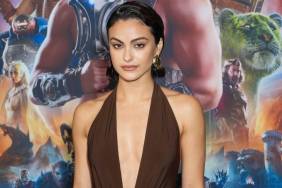 Camila Mendes Drops Jaws in Curve-Skimming Dress With Leg-Baring Slit