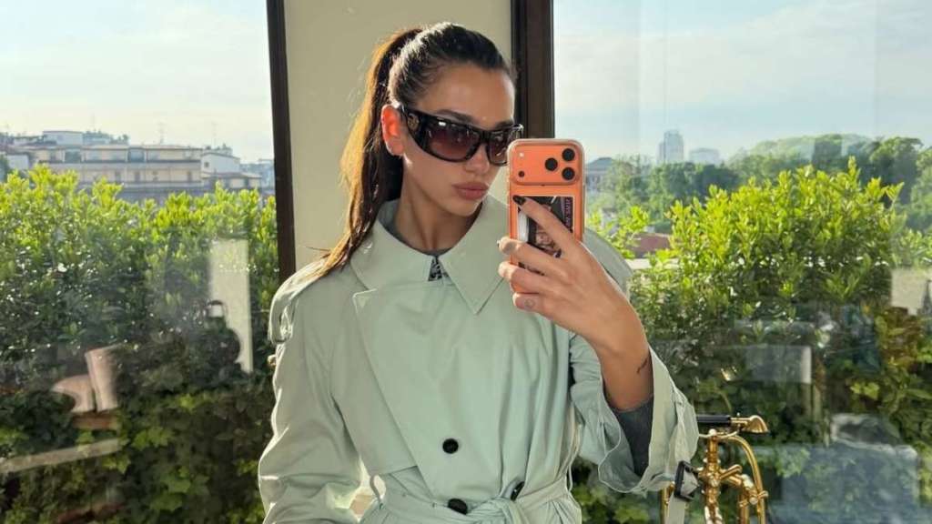 Dua Lipa Makes a Bikini Work Under See-Through Bridal Dress With Chloe Bag