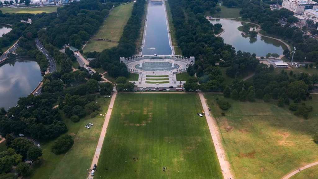 8647’ Anti-Trump Message Allegedly Etched in National Mall Lawn During Reflecting Pool Renovation [7:33 PM]