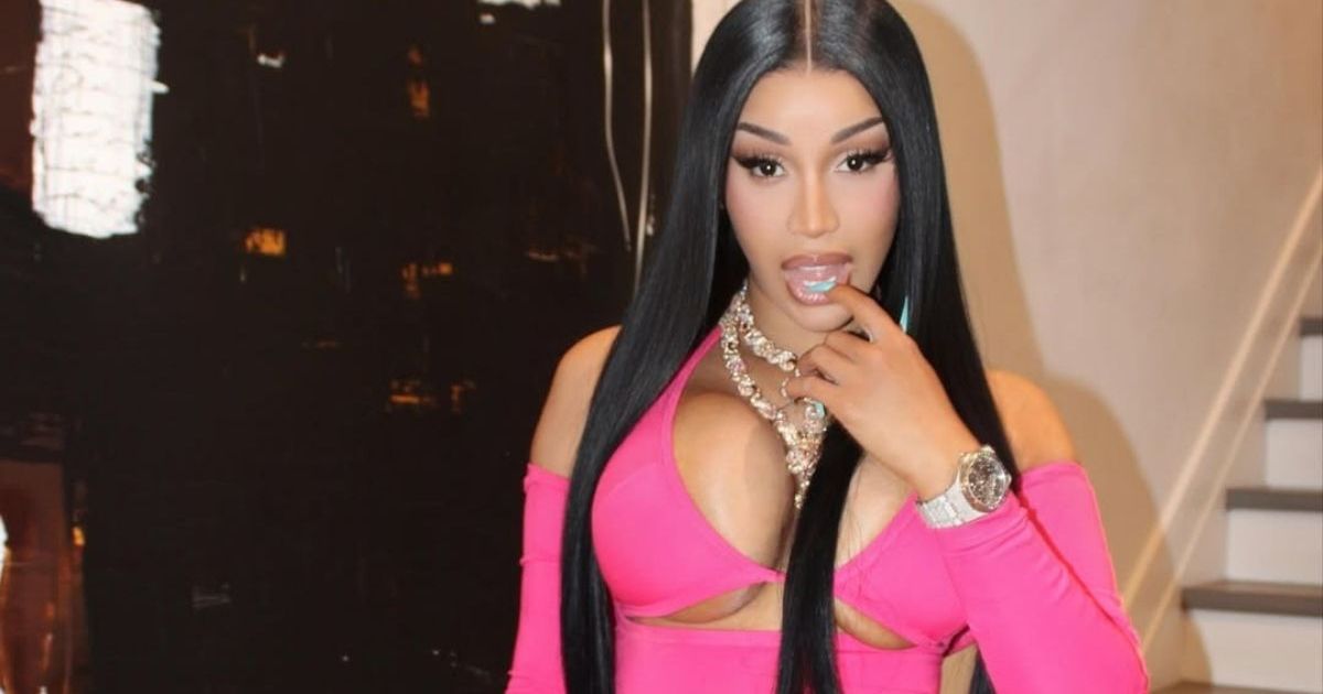 Cardi B Risks It All in a Barely-There Top Held Together by Cutouts