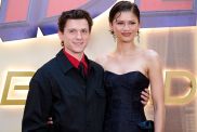 Zendaya's Sky-High Slit Nearly Steals the Show From Tom Holland