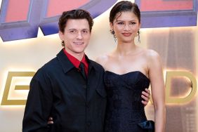 Zendaya's Sky-High Slit Nearly Steals the Show From Tom Holland