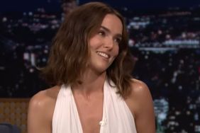 Zoey Deutch's Plunging Dress Comes With a Neckline That Dips Extra Low