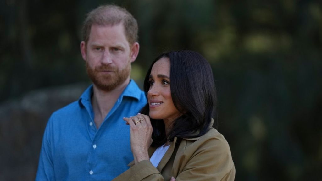 Prince Harry and Meghan Markle Face Questions Over Princess Diana Gravesite Visit
