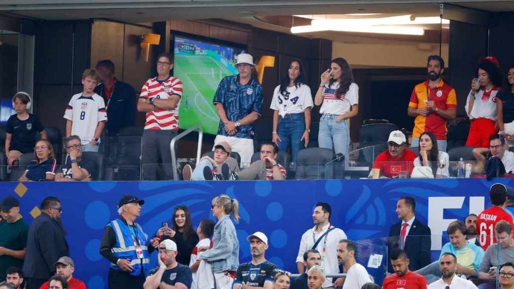 Paris Hilton & Brad Pitt Make Surprise FIFA World Cup Appearance