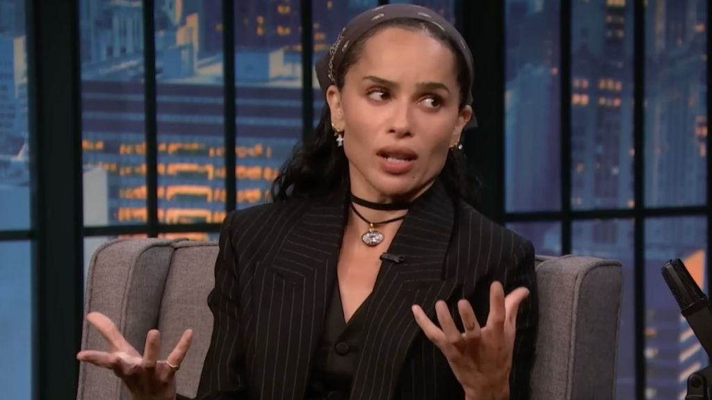 Zoë Kravitz Steps Out Wearing a Massive Harry Styles Engagement Ring