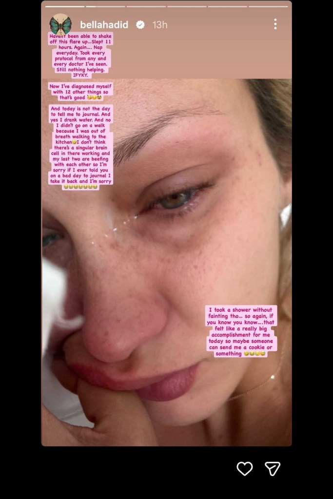 Bella Hadid health update