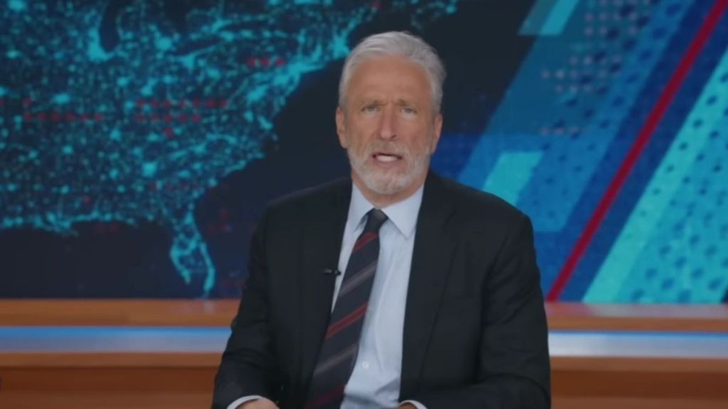 Jon Stewart Mocks Algae Problems at Donald Trump’s Reflecting Pool