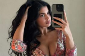 Kylie Jenner’s Ultra Tiny Bikini in Pool Photos Is One Move Away From Trouble
