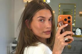 Hailey Bieber Flashes Her Toned Body in Plunging Bra & Micro Shorts