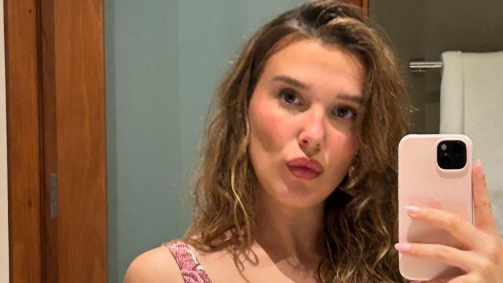 Millie Bobby Brown’s Bra Top Is Bold, but Her Tiny Shorts Raise the Tension