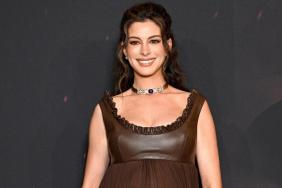 Anne Hathaway’s Louis Vuitton Gown Is Completely See-Through at Premiere