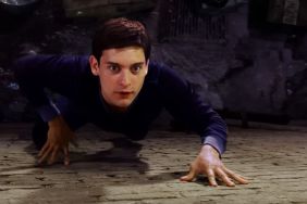 Spider-Man Star Tobey Maguire Appears To Kiss 26-Year-Old Rapper at Party