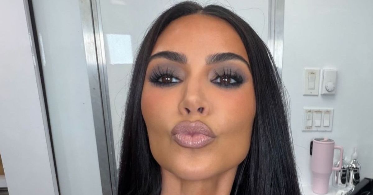 Kim Kardashian Channels Corporate-Career Style in Plunging Blazer for Update