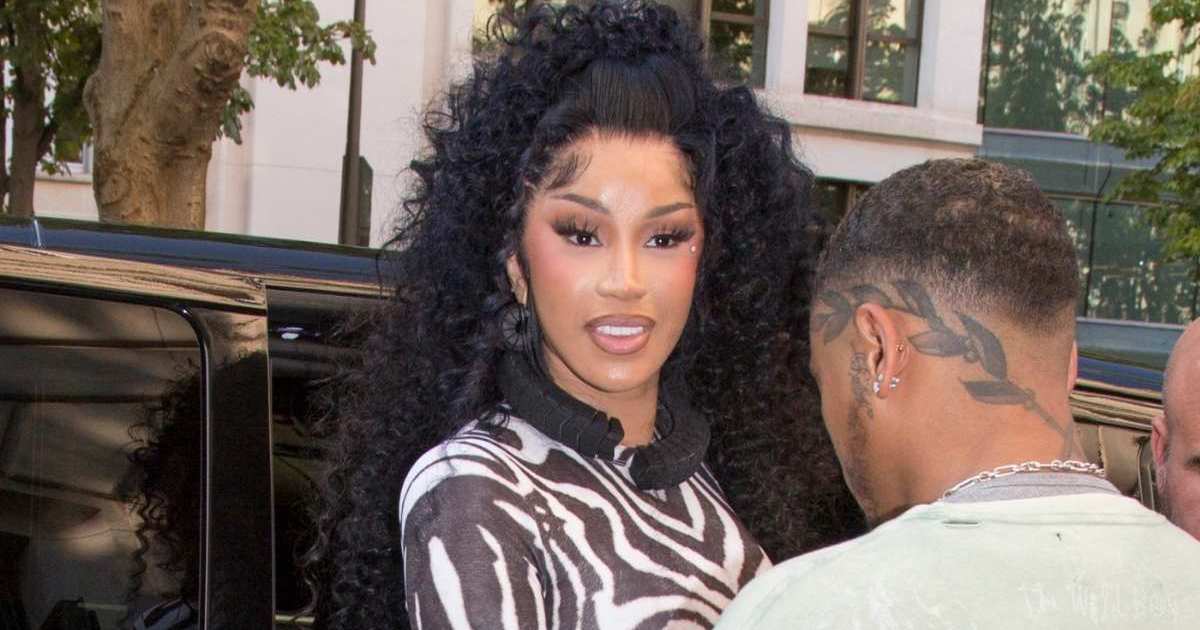 Cardi B 'Takes That Risk' in Jean Paul Gaultier Catsuit & Thigh-High Boots