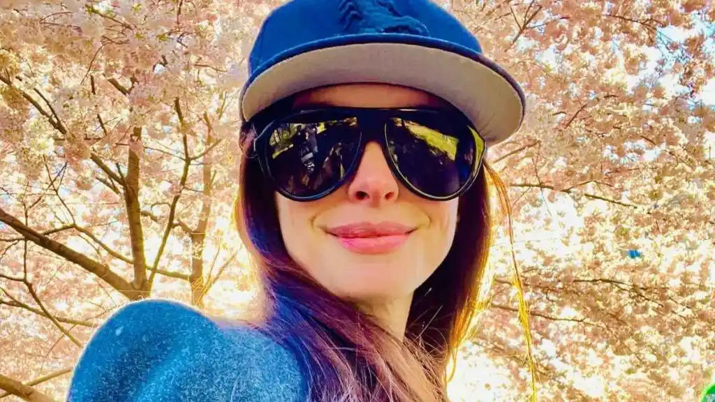 Anne Hathaway's Stella McCartney Top Couldn't Be More See-Through