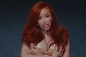 Cardi B Pushes the Limits in a Skin-Baring Dress With a Waist-High Slit
