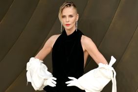 Charlize Theron’s Cutout Givenchy Dress Has a Thigh-High Slit at Premiere