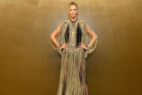 Charlize Theron Gets Cheeky in See-Through Louis Vuitton Chain Dress