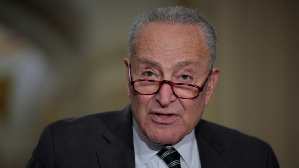 Chuck Schumer Accused of ‘Backing Genocide’ During Press Conference