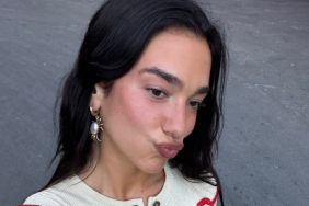 Dua Lipa's Gucci by Tom Ford Lace Micro Minidress Is Completely See-Through