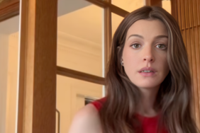 Pregnant Anne Hathaway Wore Her Jumpsuit Backwards & It’s Too Relatable