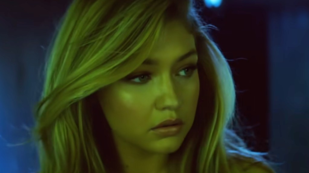 Gigi Hadid's Risqué Lace Dress Features Side Slits That Go Way Higher Than Expected